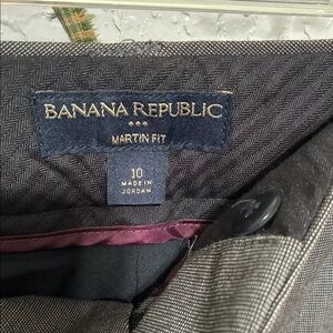 Banana Republic Martin fit Herringbone pant with Lining